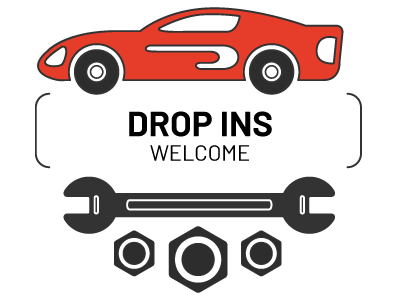 drop ins welcome badge